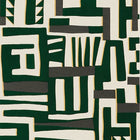 W7851-04 Zawaya Irisa Midnight and Copper Wallpaper by Osborne & Little