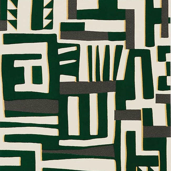 W7851-04 Zawaya Irisa Midnight and Copper Wallpaper by Osborne & Little