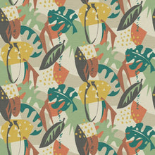 W7852-02 Zylina Irisa Terracotta and Teal Wallpaper by Osborne & Little