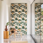 W7854-01 Amphora Irisa Emerald and Gold Wallpaper by Osborne & Little