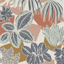 W7855-01 Frondoso Irisa Blush and Ink Wallpaper by Osborne & Little