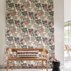 W7855-01 Frondoso Irisa Blush and Ink Wallpaper by Osborne & Little