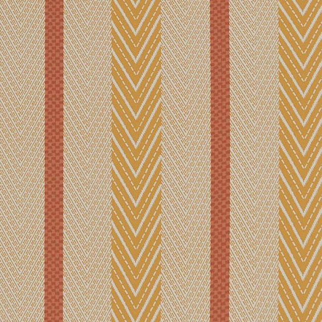 W7856-02 Sagitta Irisa Amber and Terracotta Wallpaper by Osborne & Little