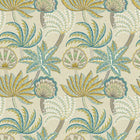 W7857-01 Ravenala Irisa Petrol and Gold Wallpaper by Osborne & Little