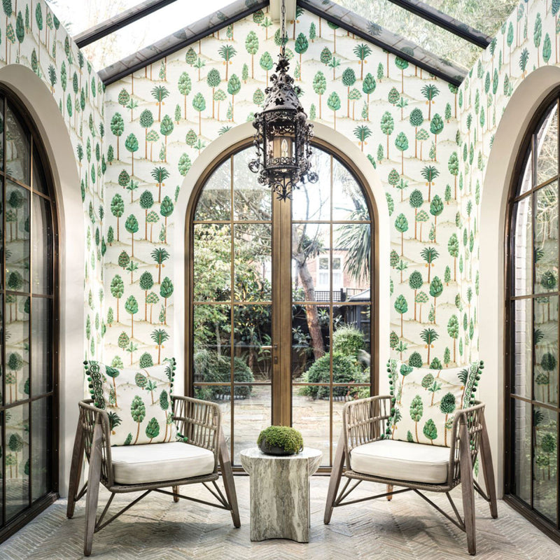 W7901-01 Foresta Byzance Emerald Wallpaper by Osborne & Little