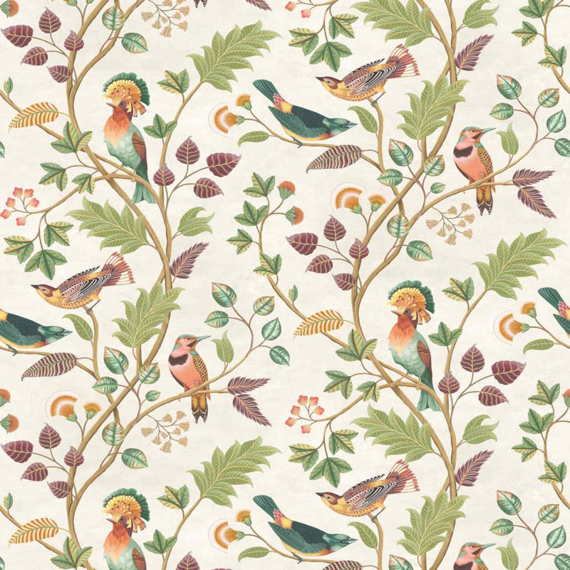 W7902-03 Mayani Byzance Olive Wallpaper by Osborne & Little