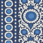 W7904-01 Samrina Byzance Indigo Wallpaper by Osborne & Little