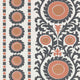 Samrina Byzance Charcoal/Copper Wallpaper by Osborne & Little