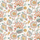 Samode Byzance Terracotta/Airforce Wallpaper by Osborne & Little