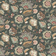 Samode Byzance Charcoal/Eucalyptus Wallpaper by Osborne & Little