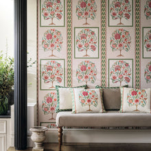 W7906-01 Taniska Byzance Coral Wallpaper by Osborne & Little