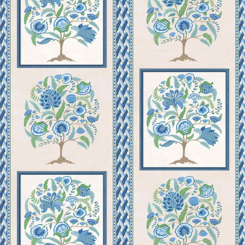 W7906-03 Taniska Byzance Cobalt Wallpaper by Osborne & Little