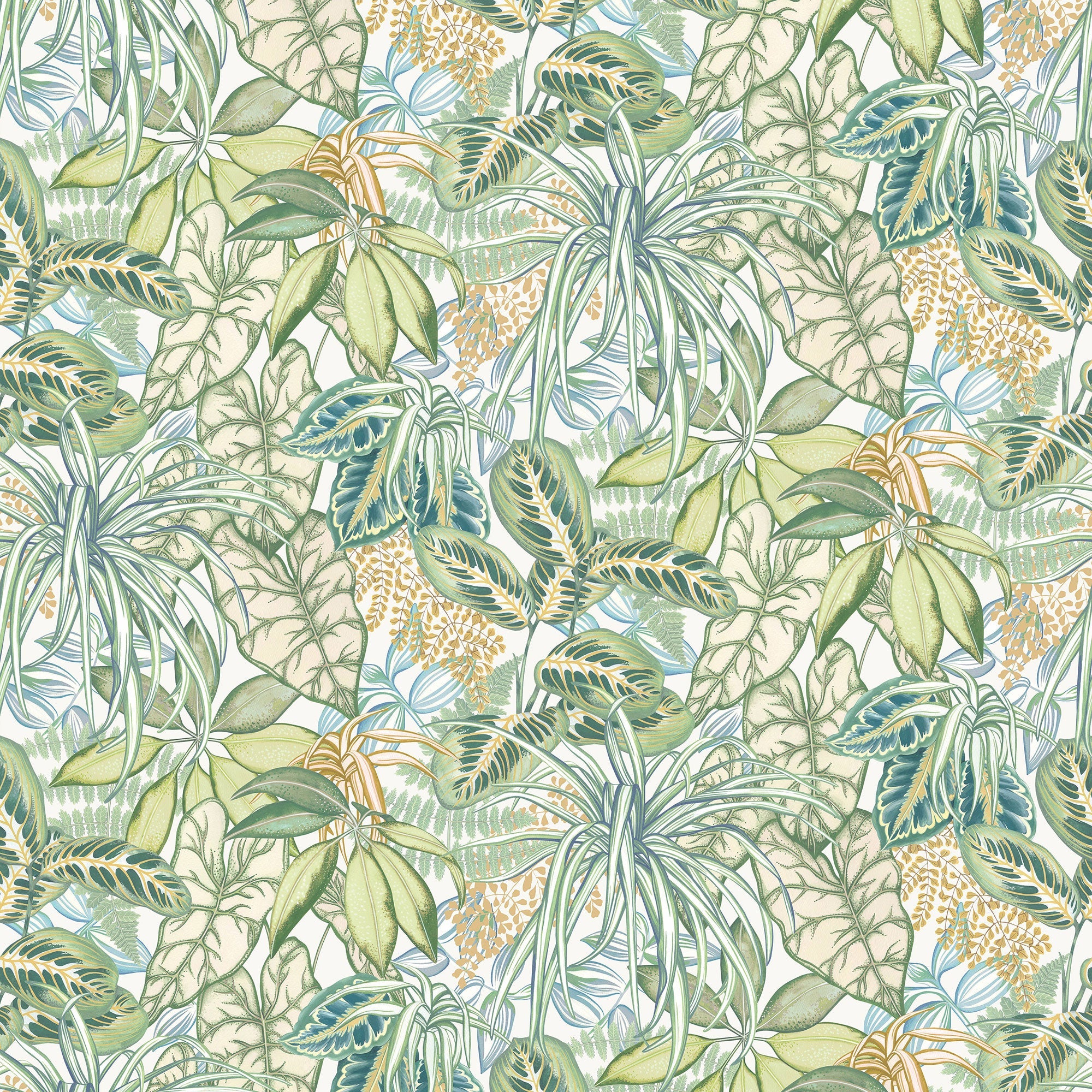 W8032-02 Hothouse Hothouse Leaf. Wallpaper by Osborne & Little