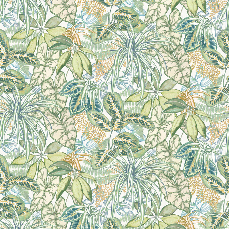 W8032-02 Hothouse Hothouse Leaf. Wallpaper by Osborne & Little