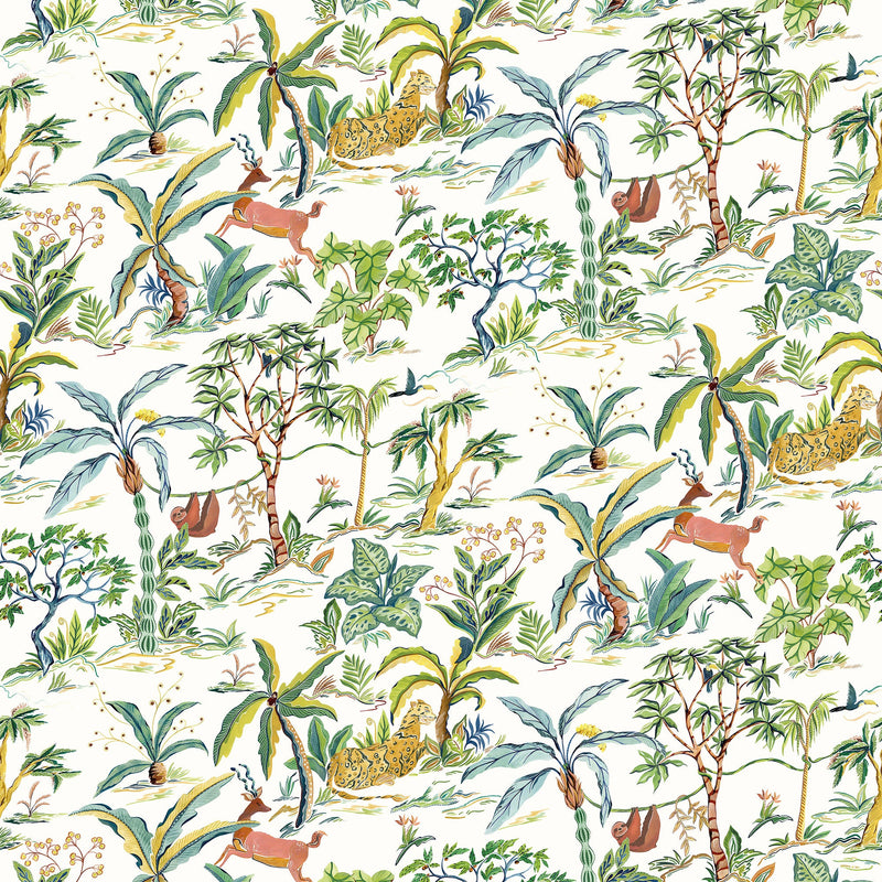 W8036-02 Salento Leaf / Chartreuse. Wallpaper by Osborne & Little