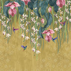 W8037-02 Trailing Orchid Metallic Gold. Wallpaper by Osborne & Little