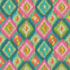 W8124-01 Xanadu Teal / Pink Wallpaper by Osborne & Little