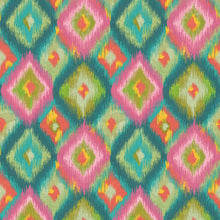 W8124-01 Xanadu Teal / Pink Wallpaper by Osborne & Little