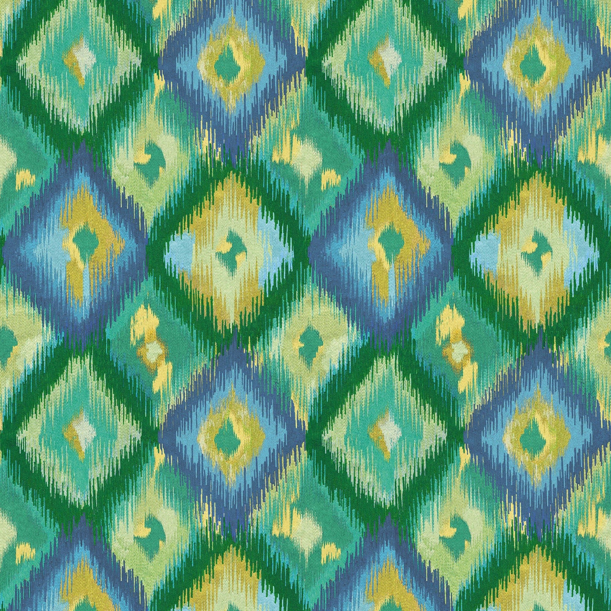 W8124-02 Xanadu Indigo / Emerald Wallpaper by Osborne & Little