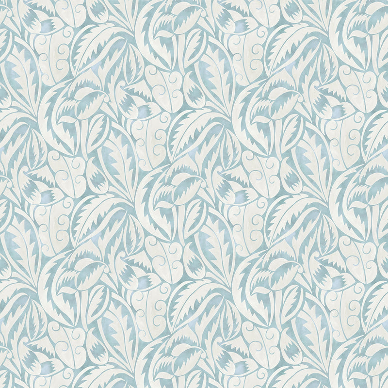W8126-03 Dufy Leaf Sky Wallpaper by Osborne & Little