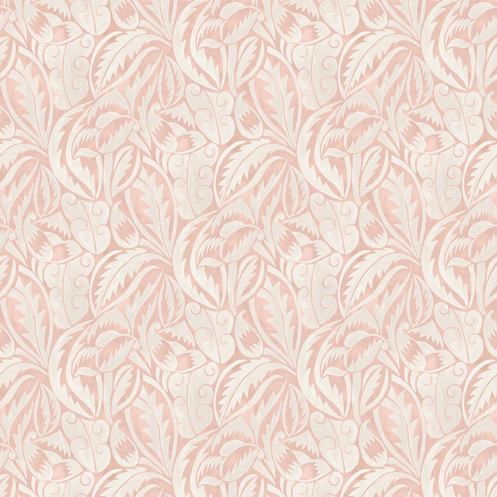 W8126-04 Dufy Leaf Blush Wallpaper by Osborne & Little