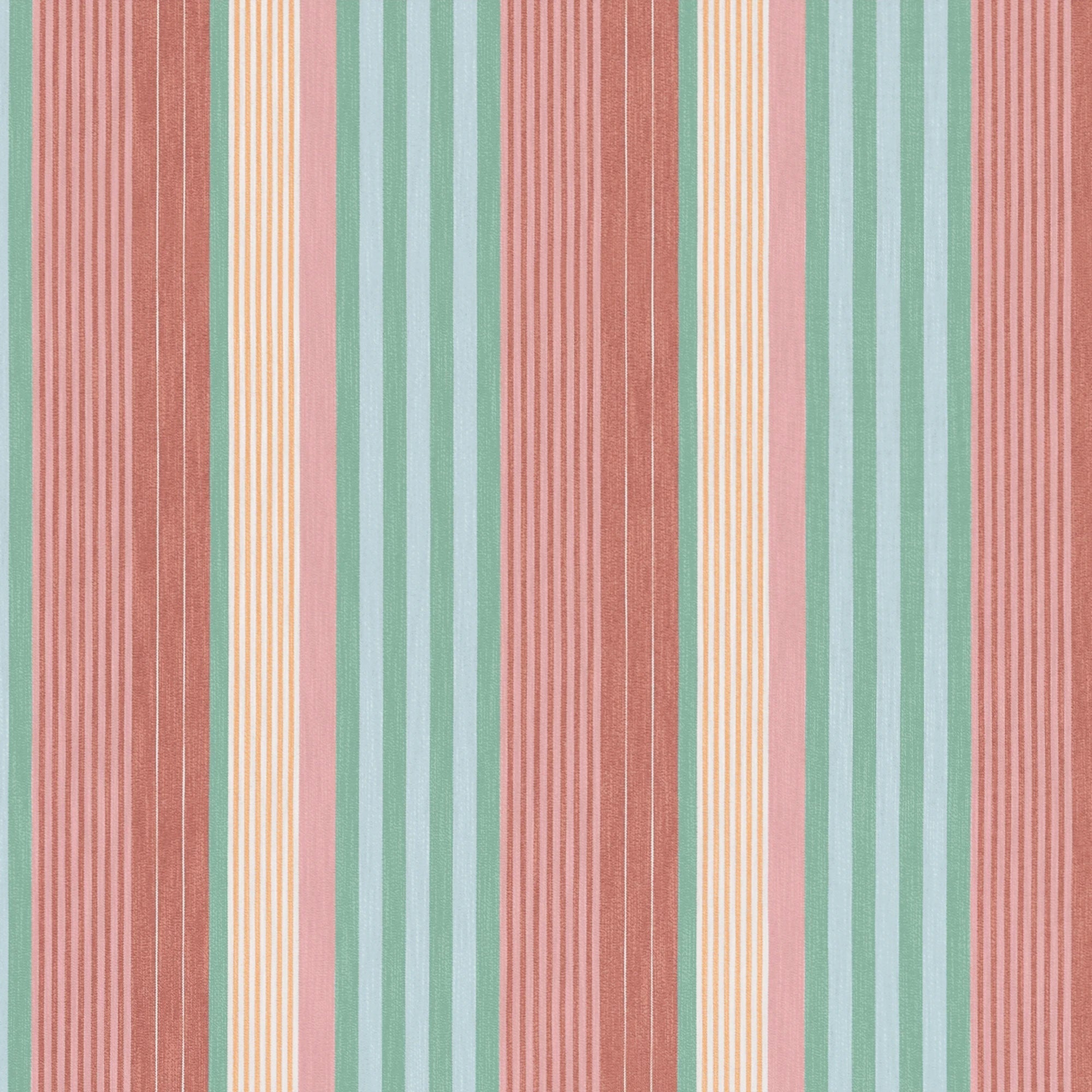 W81701 Esprit Stripe Pool and Spice Soleil Fabric by Thibaut