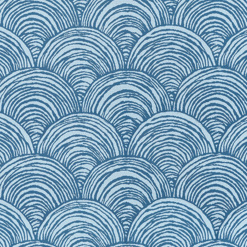 W81728 Bay Point Cornflower Soleil Fabric by Thibaut