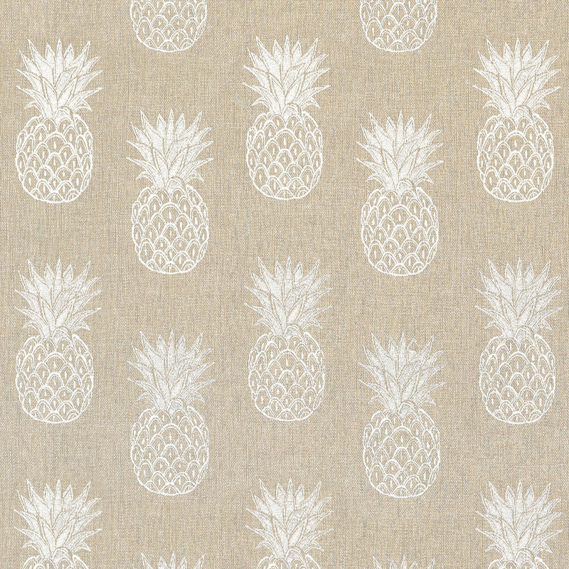 W81745 Pina Colada Linen Soleil Fabric by Thibaut