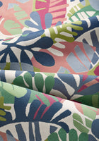 W81792 Ipanema Cornflower and Peony Acadia Fabric by Thibaut