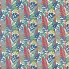 W81792 Ipanema Cornflower and Peony Acadia Fabric by Thibaut