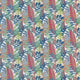 Ipanema Cornflower and Peony Acadia Fabric by Thibaut