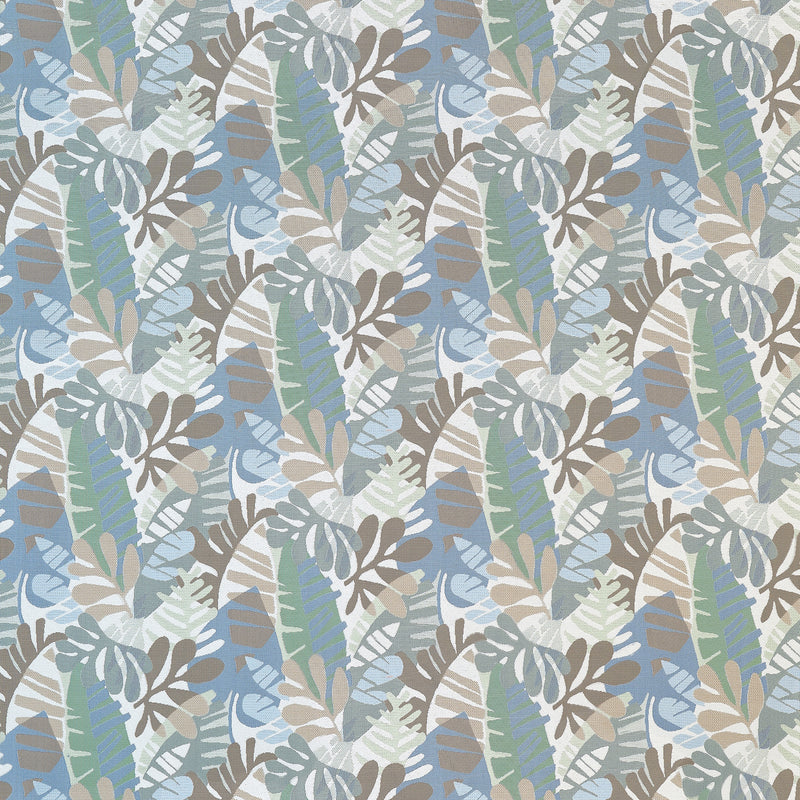 W81793 Ipanema Sky and Sand Acadia Fabric by Thibaut