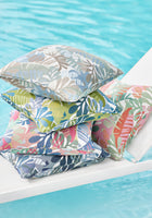 W81794 Ipanema Navy and Sky Acadia Fabric by Thibaut