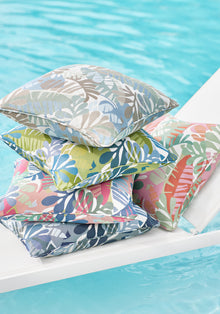 W81794 Ipanema Navy and Sky Acadia Fabric by Thibaut