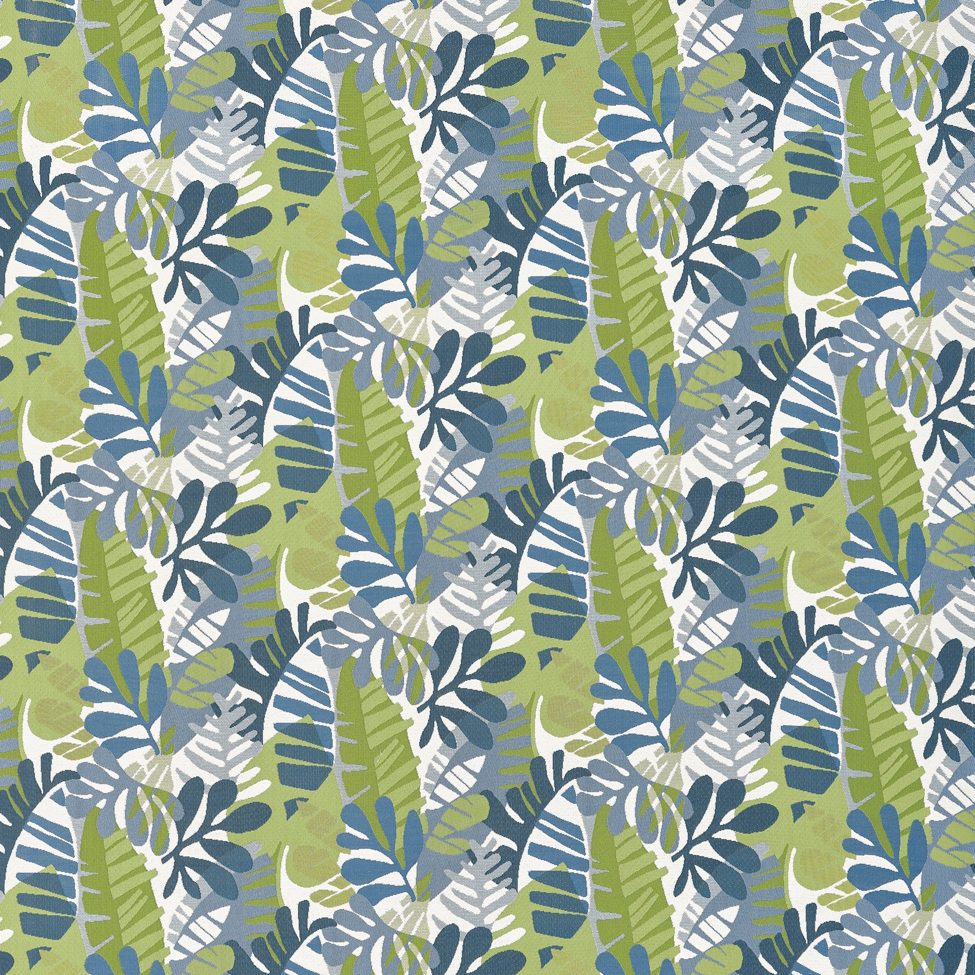 W81795 Ipanema Bermuda and Kiwi Acadia Fabric by Thibaut