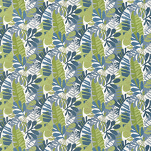 W81795 Ipanema Bermuda and Kiwi Acadia Fabric by Thibaut