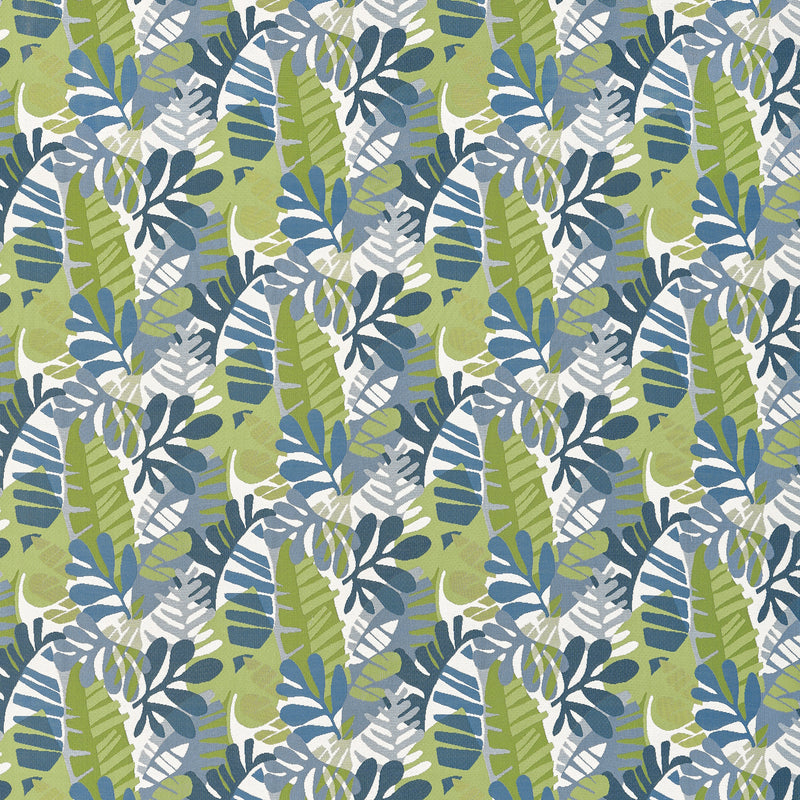 W81795 Ipanema Bermuda and Kiwi Acadia Fabric by Thibaut