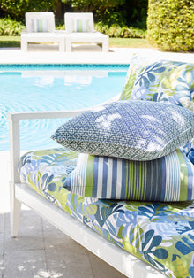 W81795 Ipanema Bermuda and Kiwi Acadia Fabric by Thibaut