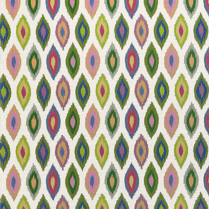 W81797 Beliza Cornflower and Peony Acadia Fabric by Thibaut