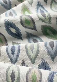 W81798 Beliza Sky and Sand Acadia Fabric by Thibaut