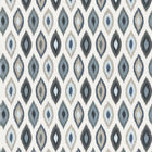 W81799 Beliza Navy and Sky Acadia Fabric by Thibaut