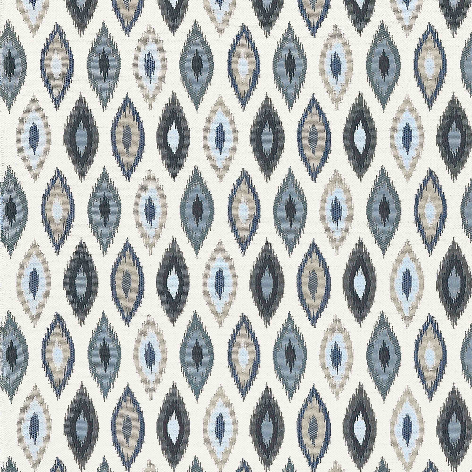 W81799 Beliza Navy and Sky Acadia Fabric by Thibaut