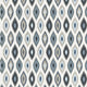 Beliza Navy and Sky Acadia Fabric by Thibaut
