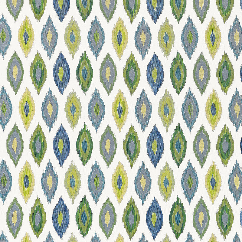 W81800 Beliza Bermuda and Kiwi Acadia Fabric by Thibaut
