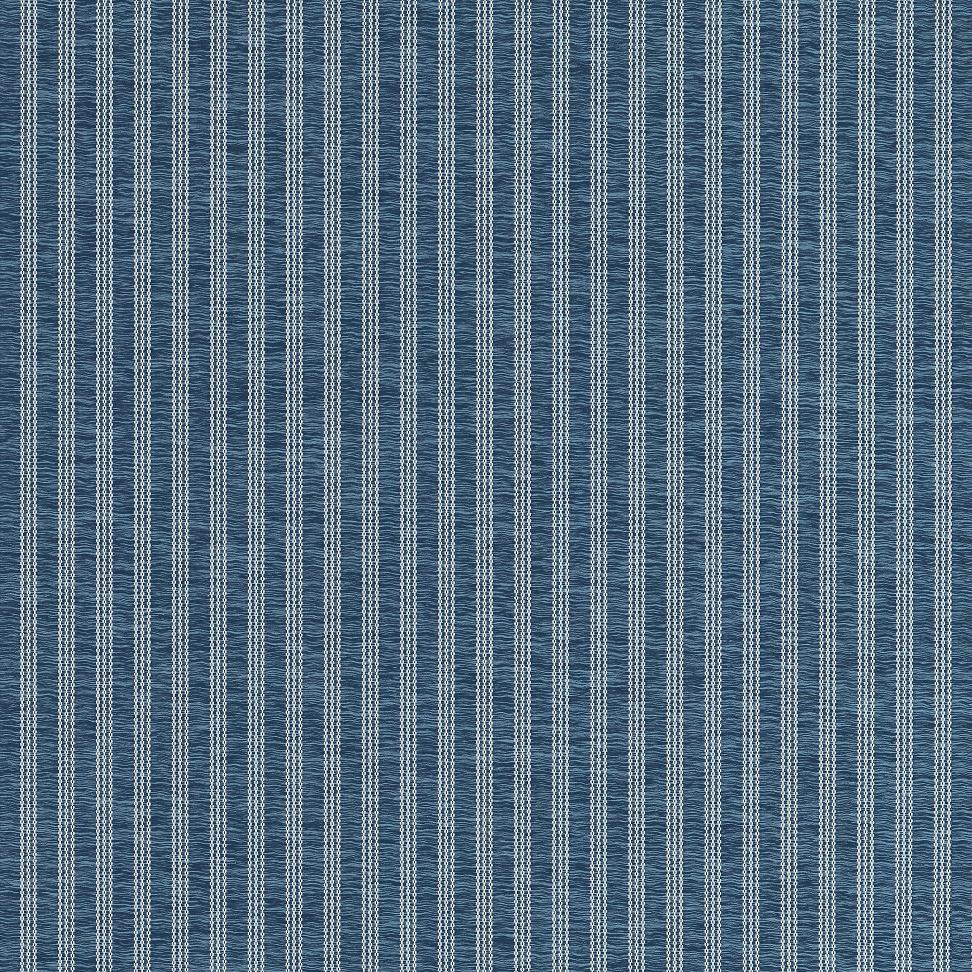 W9139 Salem Stripe Navy Woven Essentials Fabric by Thibaut