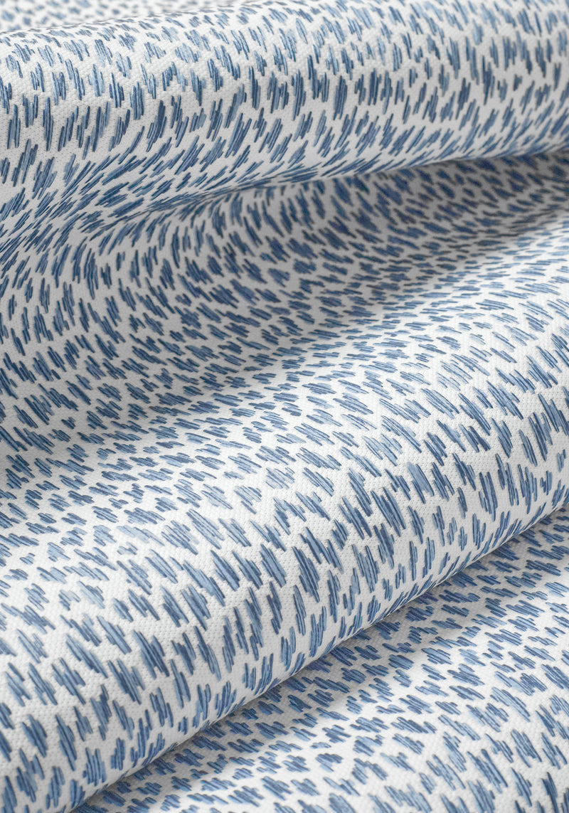 W9150 Samara Navy Woven Essentials Fabric by Thibaut
