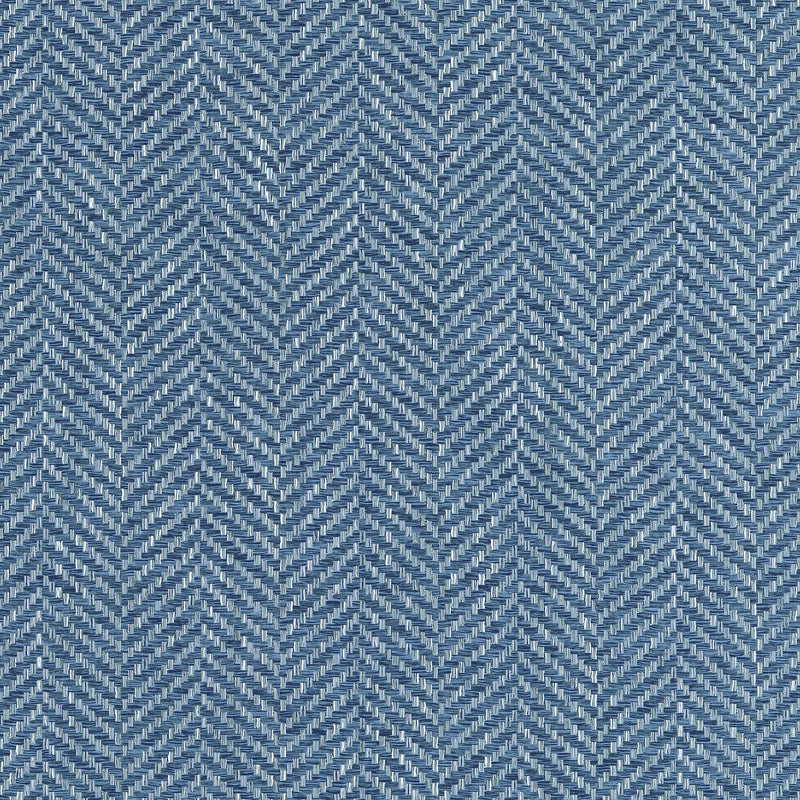 W9156 Landon Navy Woven Essentials Fabric by Thibaut
