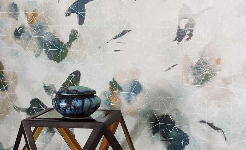 W927/01 Orimono Zafaro Wallpaper By Black Edition