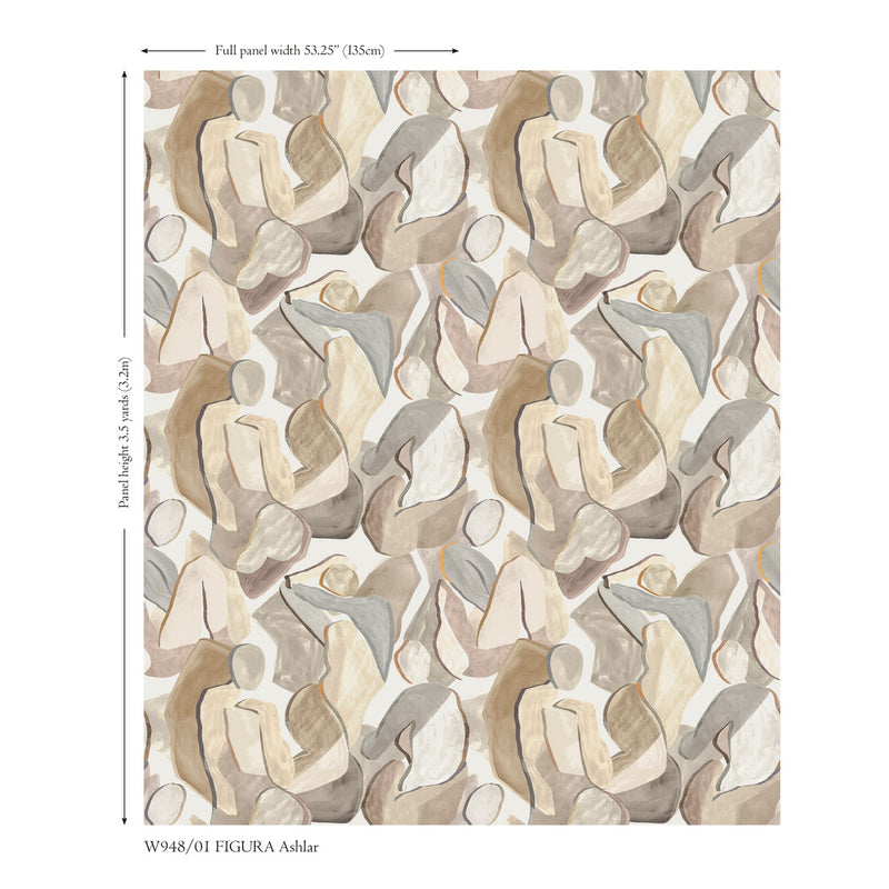 W948/01 Figura Ashlar Tsauri Wallpaper by Black Edition