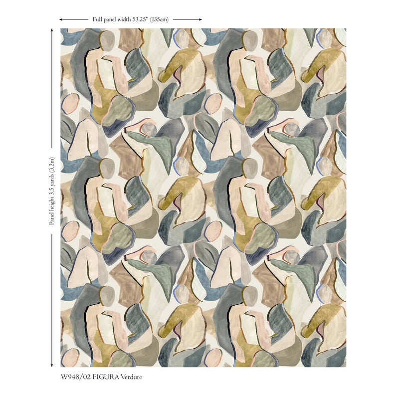 W948/02 Figura Verdure Tsauri Wallpaper by Black Edition